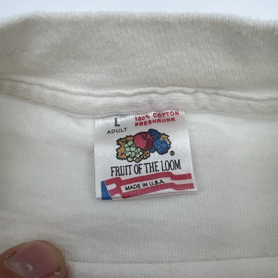 Camiseta De Colección 1994 Brickyard 400 Inaugural NASCAR L Fruit of the Loom EE. UU. Envío Rápido Foto 3 de 4