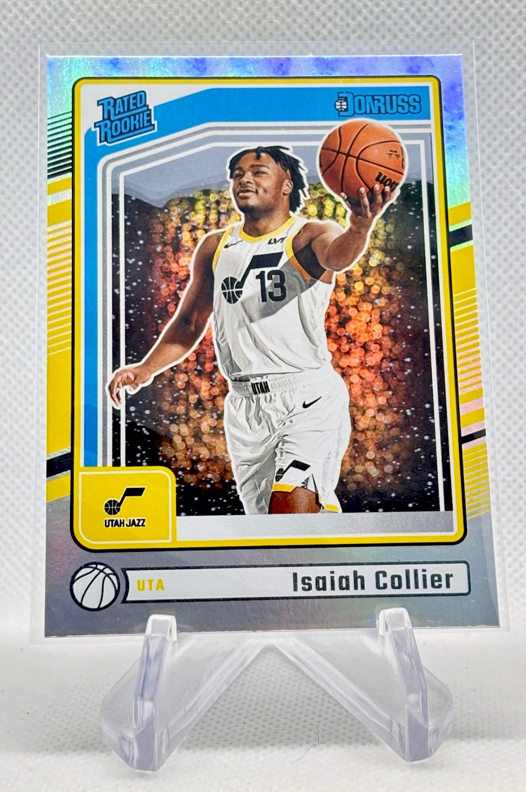 2024-25 Panini Donruss Isaiah Collier Winter Holo Parallel Rated Rookie #237