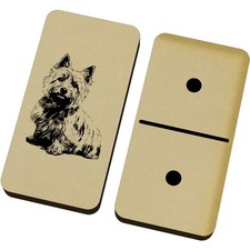 'Norwich Terrier Portrait' Domino Set & Box (DM00052476)