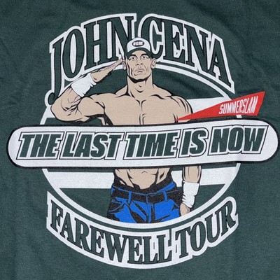 WWE Authentic John Cena Summerslam Shirt 2025 Farewell Tour New