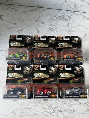 X6 Full Set Small Blocks Fast and Furious Jada Die Cast Autos Brandneu Verpackt