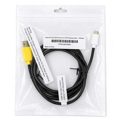 Intel SVT DCI DbC2/3 A-to-C UFP Debug Cable Gen 1 1.8m New