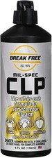 Break Free CLP Bore Cleaning Solvent, Lubricant, Rust Preventative 4 oz Liquid