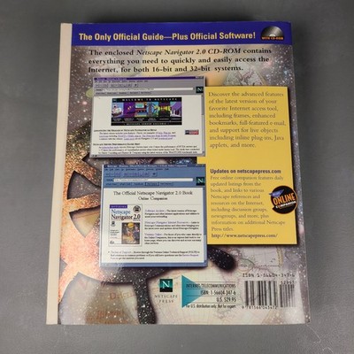 Official Netscape Navigator 2.0 Book - Windows PC Edition - VTG