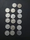 1964 Roosevelt Dimes Lot Of 17 Silver Dimes