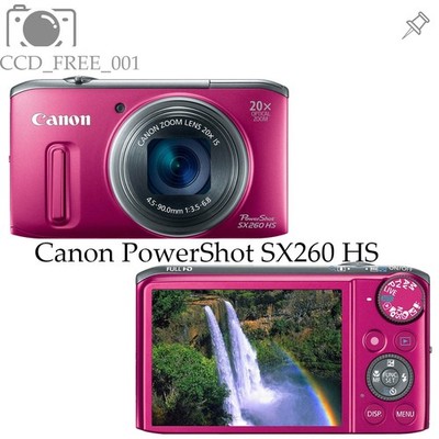 Canon PowerShot SX260 HS Digitalkamera 12,1 Megapixel 20-fach optischer Zoom