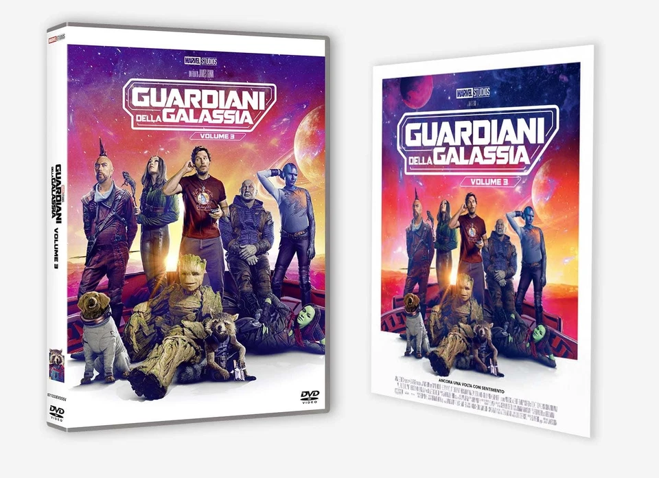 Dvd GUARDIANI DELLA GALASSIA VOLUME 3 Marvel Studios Disney nuovo sigillato 2023 - Immagine 2 di 4