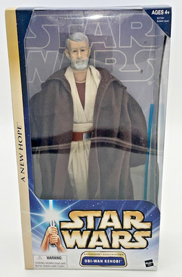 Vintage Star Wars Obi-Wan Kenobi 12'' Figur A New Hope Hasbro Neu Versiegelt