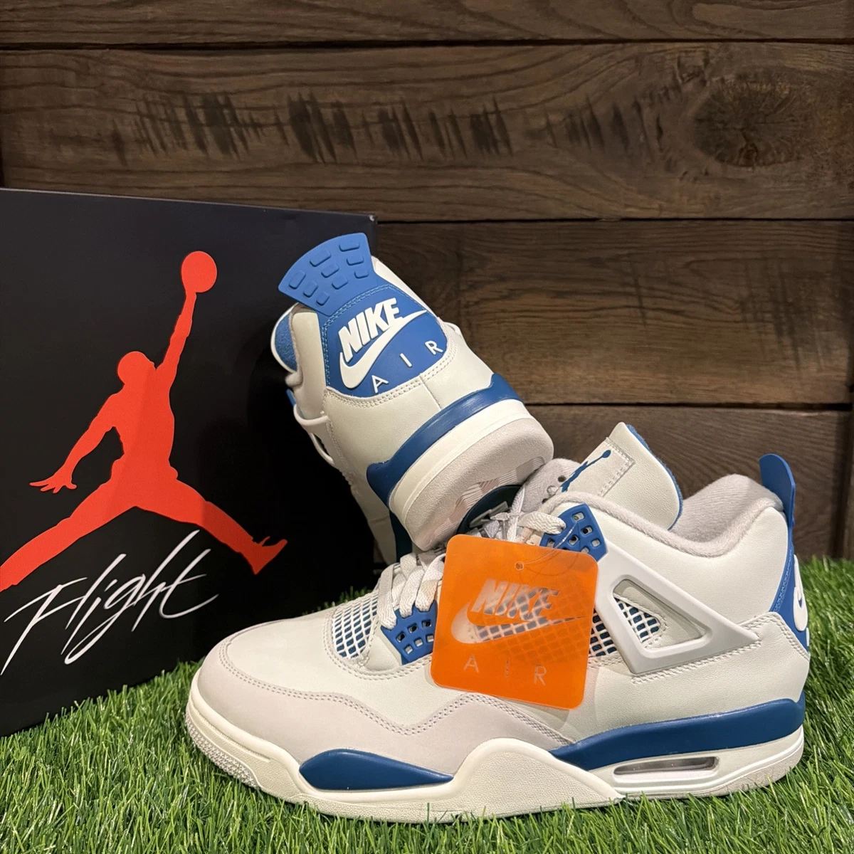 Preços baixos em Jordan 4 Retro 2024 Military Blue | eBay