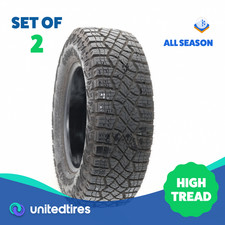 Set Of 2 Used Lt 27565r18 Goodyear Wrangler Territory Mt 113110q - 1632 Set Of 2 Used Lt 27565r18 Goodyear Wrangler Territory Mt 113110q - 1632