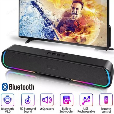 Home Theater Subwoofer Soundbar with Bluetooth Wireless Powerful TV Sound Bar