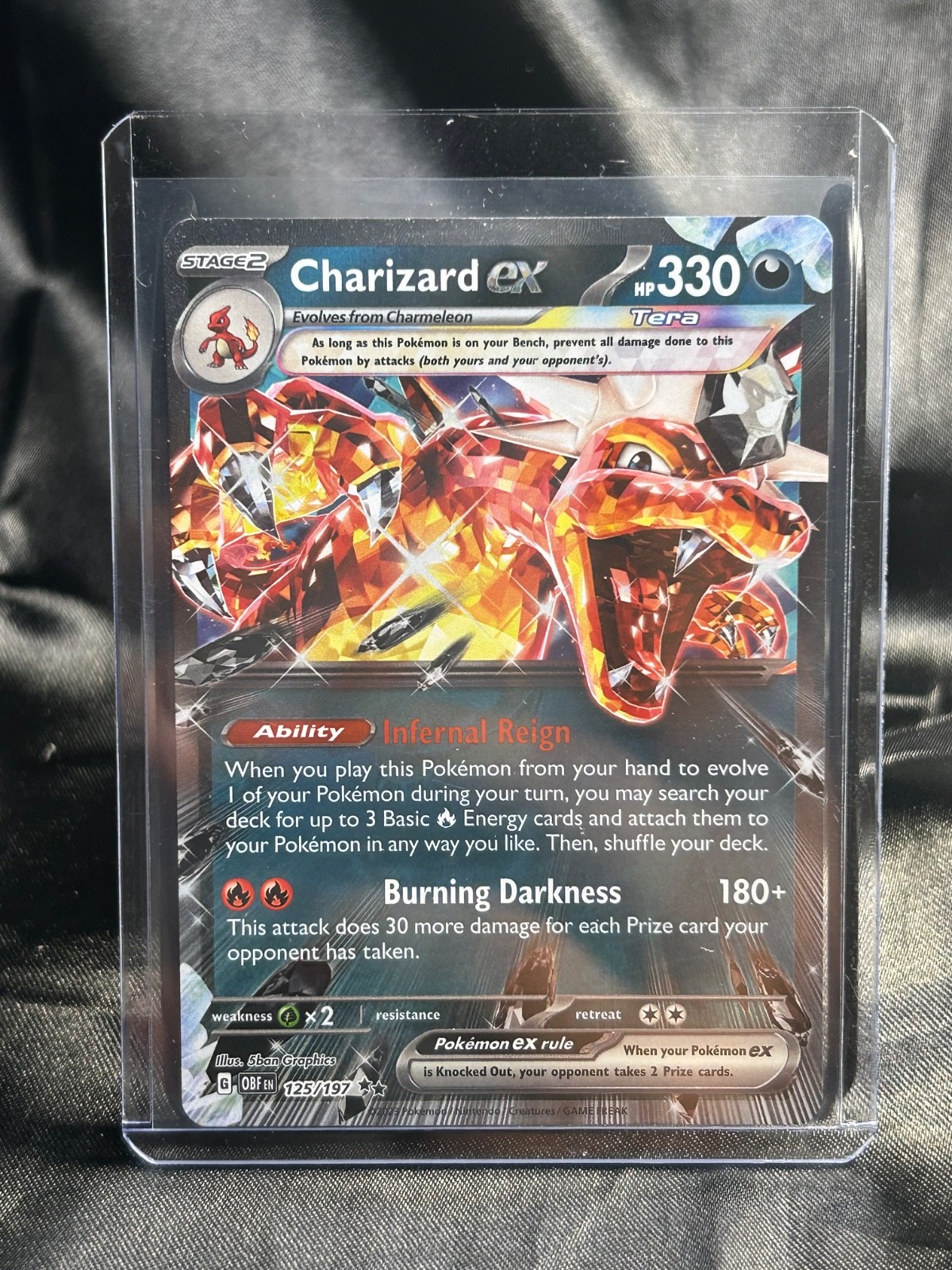 Charizard Ex #125 Pokemon Obsidian Flames 