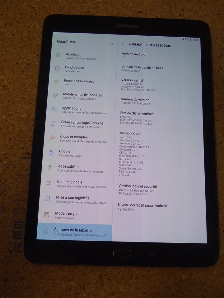 TABLETTE SAMSUNG TAB S2 32Go SM-T819 CELULLAR WIFI 4G - Photo 3/4