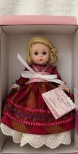 Muñeca Primo 2004 Vintage Madame Alexander 8" Little Women, Amy 33375 NIOB con etiqueta