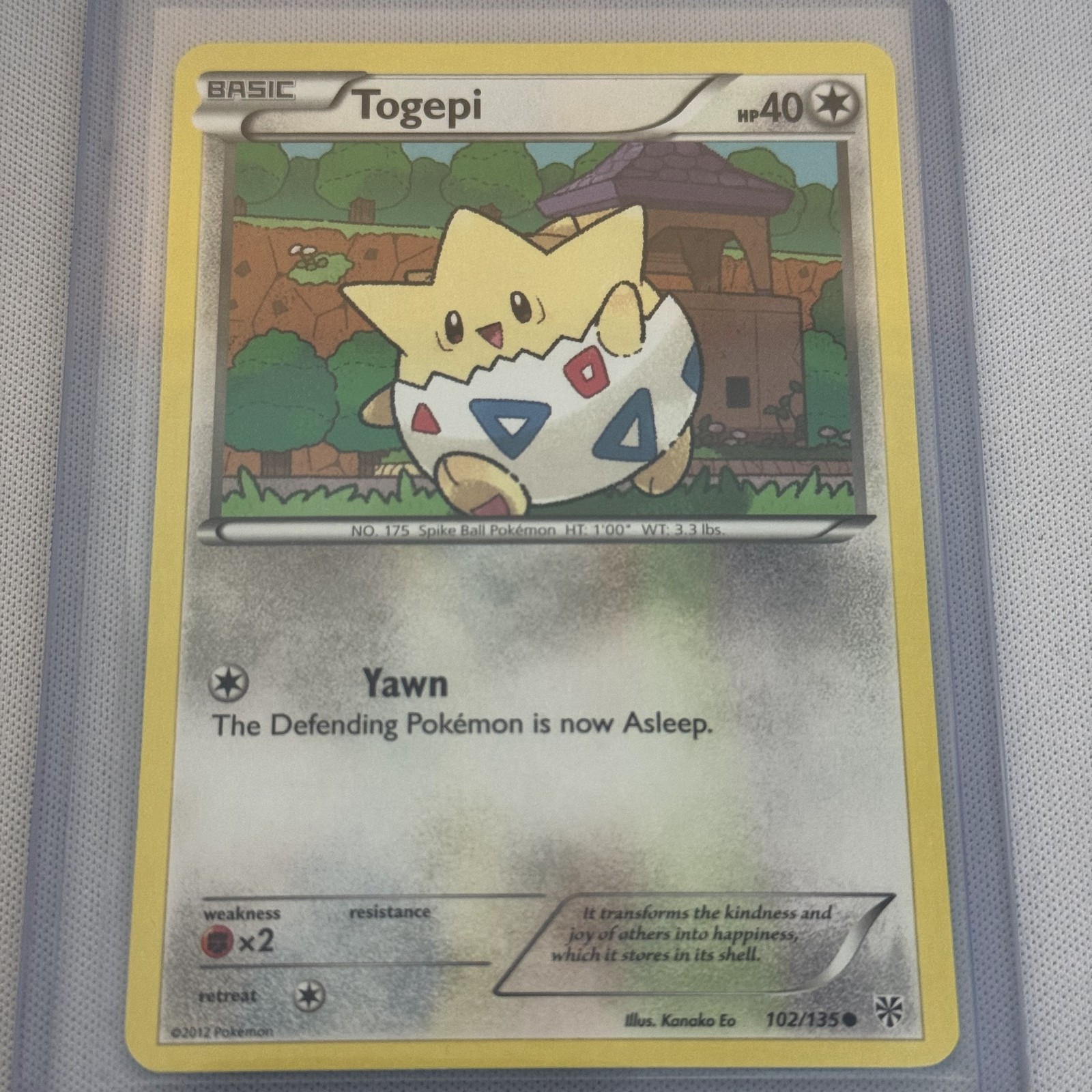 Togepi 102/135 | Plasma Storm | Near Mint