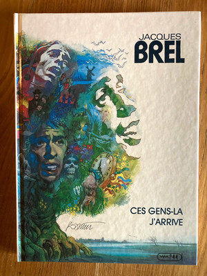 Buch Jacques Brel Ces gens-la j'arrive Band 2 Ausgabe Brain Factory 1988