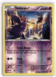 Nidoran M 43/114 XY Steam Siege Reverse Holo