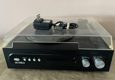 Victrola 3-in-1 Record Player w/ Bluetooth  FM Radio Model VTA-65 Tested Works 