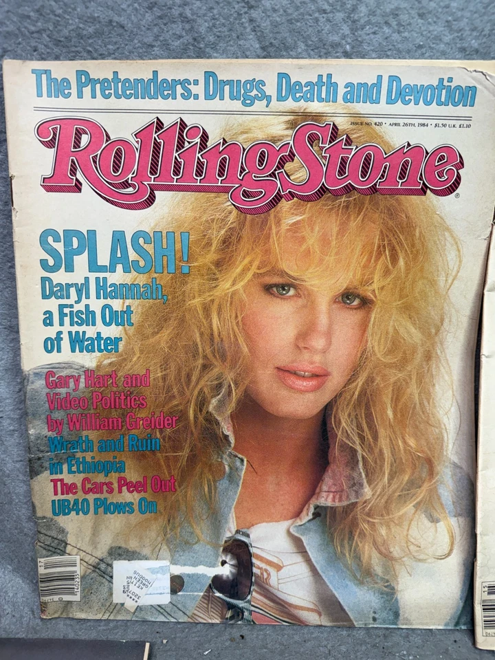 VINTAGE 1984 ROLLING STONE magazine lot of 11 - LAUPER MURRAY BOWIE JACKSON - Image 3 of 4