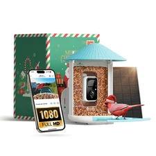 by Birdfy Smart Bird Feeder with Camera Solar Power Smart Birdwatching Camera...