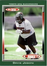 2006 Topps Total #468 Davin Joseph RC - FB