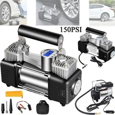 Heavy Duty Portable Air Compressor Car Tire Inflator Electric Pump Auto 12V