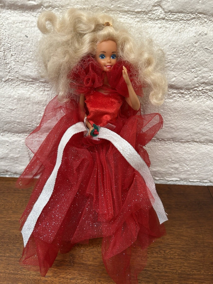 Mattel Vintage 1988 Happy Holidays Barbie 1st Special Edition