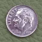2016 D Dime Roosevelt, actual coin in picture, free shipping.