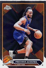 Precious Achiuwa 2023-24 Topps Chrome 167 New York Knicks BASKETBALL Card