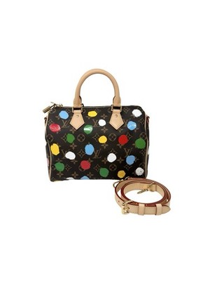 YY♡ Louis Vuitton x Yayoi Kusama Speedy Bandouliere 25 Multicolor