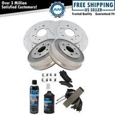 Front & Rear Brake Pad & Rotor,Shoe & Drum Kit For Chevrolet GMC