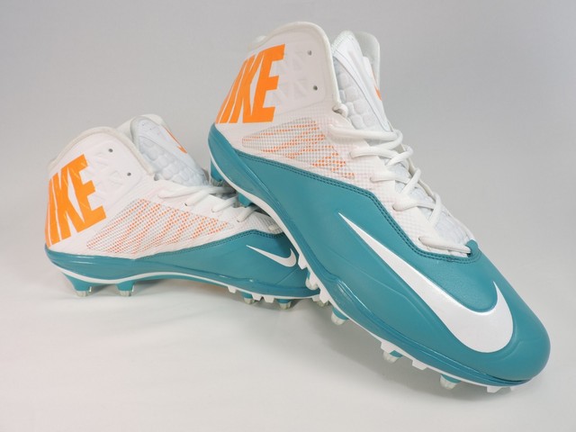 orange youth football cleats