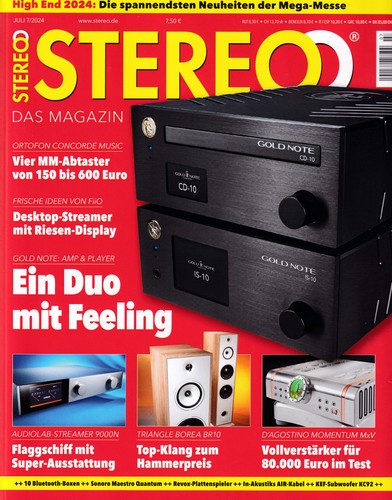 STEREO7/2024 Juli~Revox T700/Kopfhörer JLab Epic/Streamer Audiolab