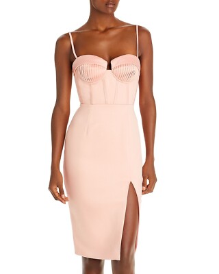 Lavish Alice Women's Corset Sheath Dress Pink B4HP