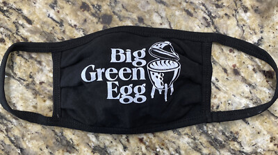BLACK BIG GREEN EGG GRILL Cotton Wash able Face Mask SAME DAY FREE SHIPPING!!!