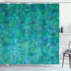 Abstract Irregular Triangle Mosaic Design Modern Home Decor Shower Curtain Set