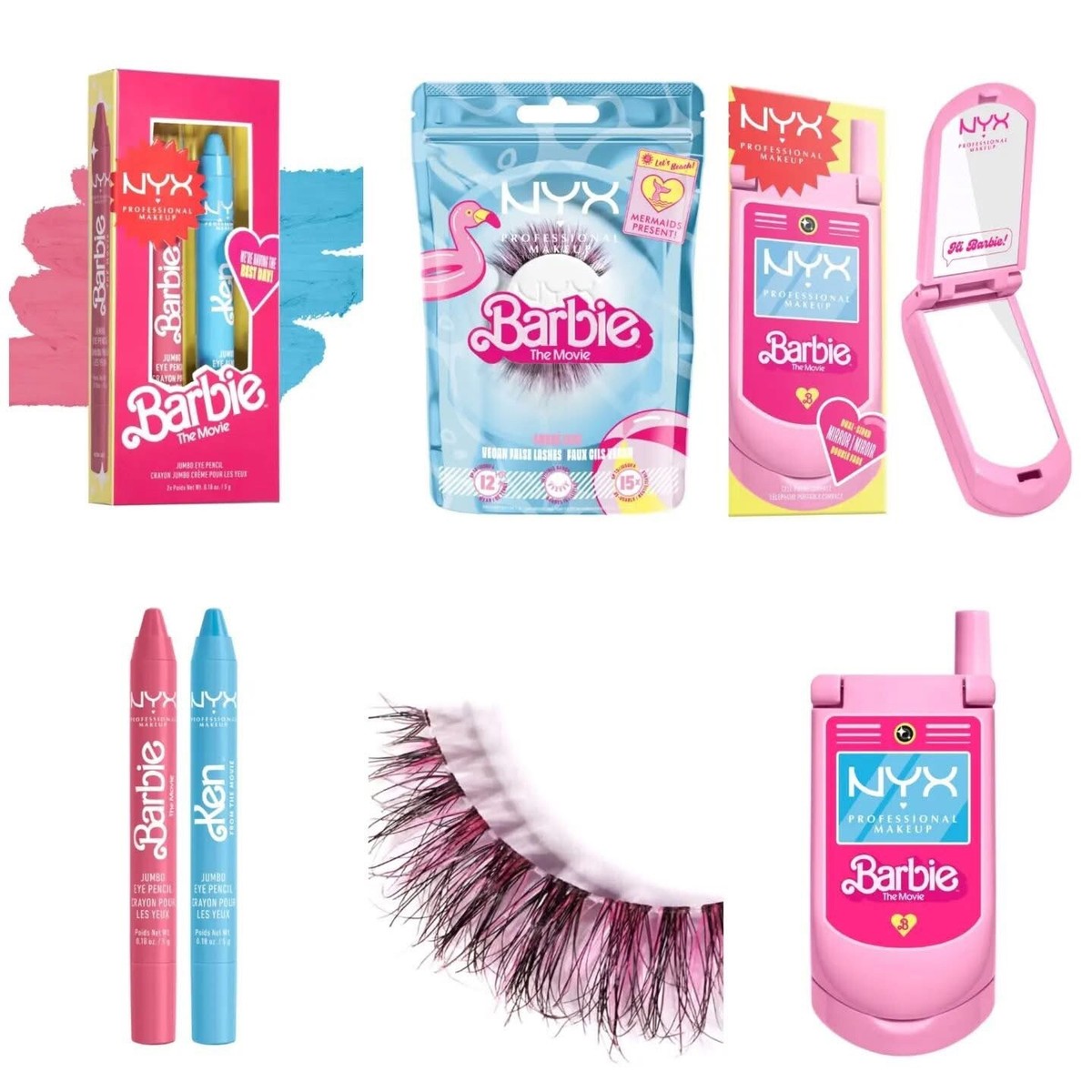 NYX Cosmetics x Barbie The Movie PR Vault - Complete Set - NEW IN