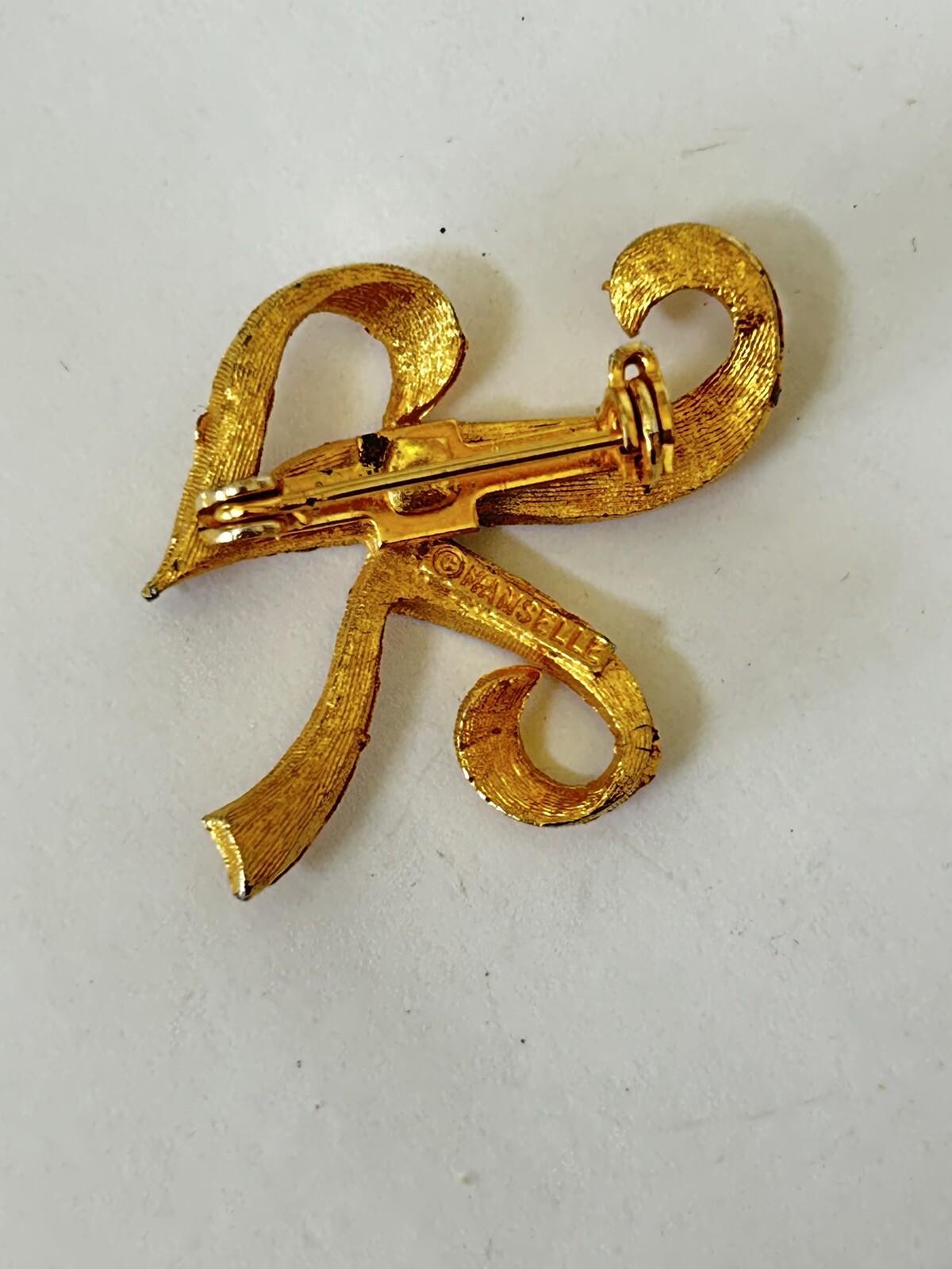 Vintage Signed Mamselle Cursive Initial Letter "K… - image 3