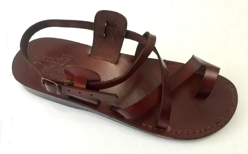 Classic Style Original Leather Biblical Jesus Sandals from Jerusalem