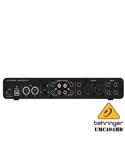 Behringer UMC404HD Audiophile 24Bit USB Audio/MIDI Interface with Midas preamp - 第 4/6 張圖片