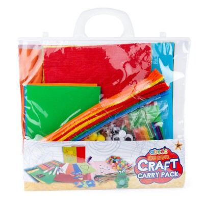 Kinder Bastelset Carry Pack 15+ Aktivitäten Bastelset Zubehör Alter 5+ Geschenk