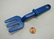 Kids Play Kitchen Blue Serving Fork Server Toddler Pretend Utensil Part Piece