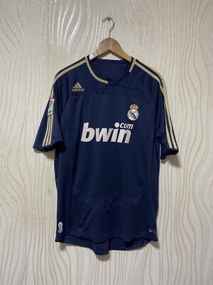 REAL MADRID 2007 2008 AWAY FOOTBALL SHIRT SOCCER JERSEY ADIDAS