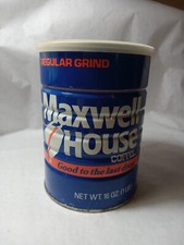 Vintage Sealed Maxwell House Coffee Can