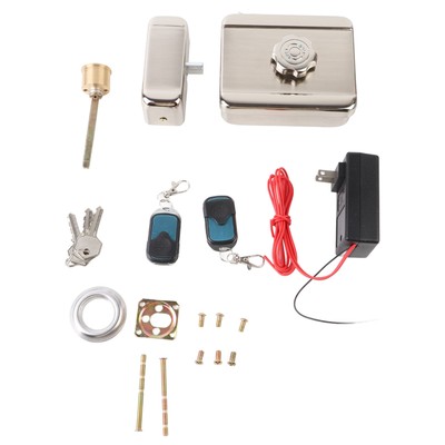 Electronic Intelligent Door Lock Remote Control Smart Wireless Anti Theft Fo Kit