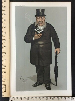 Rare Antique Orig VTG 1900 Stephanus Johannes Paul Kruger Vanity Fair Art Print