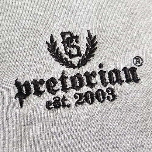 PRETORIAN Jumper Pullover Bluse Grau Pit Bull Herren Hooligans Casual Classic - Bild 5 von 7