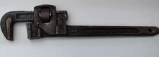 Antique TRIMONT MANUFACTURING CO 'Trimo' 14" Pipe Wrench Drop Forged Adjustable