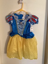 Girls NWT " Disney" Snow White princess costume . Size Sm. 4-6 Reg. 15