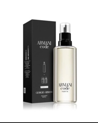 Giorgio Armani Armani Code Parfum 150ml / 5 oz  Recharge Refill New in Box